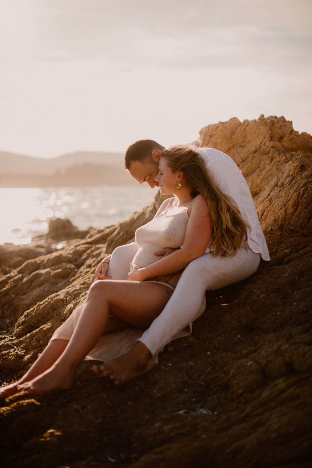 Séance photo grossesse ou couple sur la Côte d'Azur